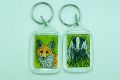 Badger and Fox Pen & Pencil Original Key Ring Set 45 x 35mm from Alison Perkins