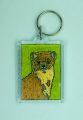 Pine Marten Pen & Coloured Pencil Original Keyring 56 x 42mm from Alison Perkins