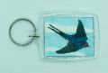 Swallow Pen & Coloured Pencil Original Key Ring 55 x 43mm from Alison Perkins
